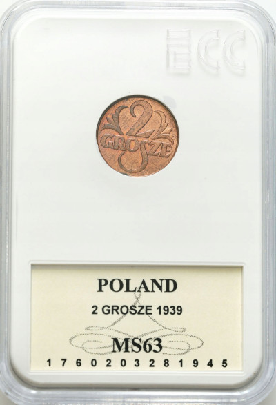 II RP. 2 grosze 1939 GCN
