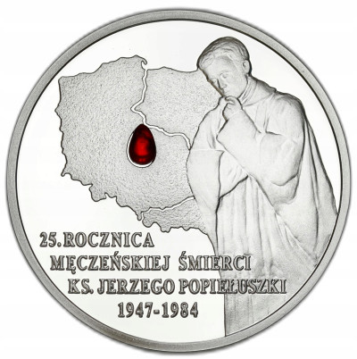 10 złotych 2009 Jerzy Popiełuszko – SREBRO