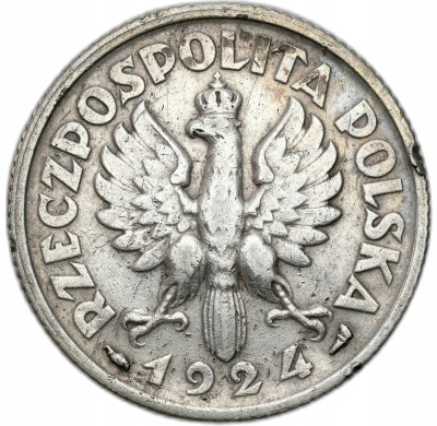 II RP. 1 złoty 1924 Paryż