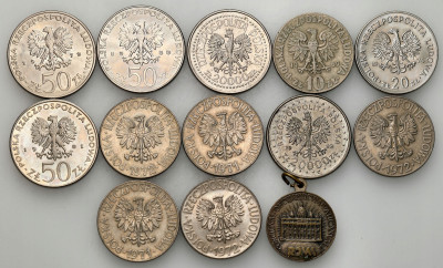 Polska, Watykan. Monety PRL i medal – 13 szt