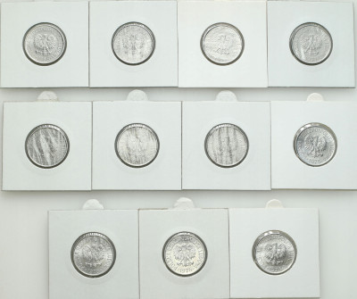 PRL. 50 groszy 1965-1978 – 11 szt
