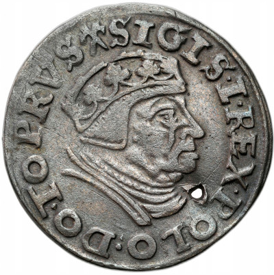 Zygmunt I Stary. Trojak (3 grosze) 1539, Gdańsk