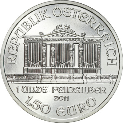 Austria. 1,50 Euro 2021 Filharmonia - UNCJA SREBRA