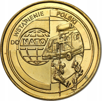 2 złote 1999 wstąpienie Polski do NATO – PIĘKNE