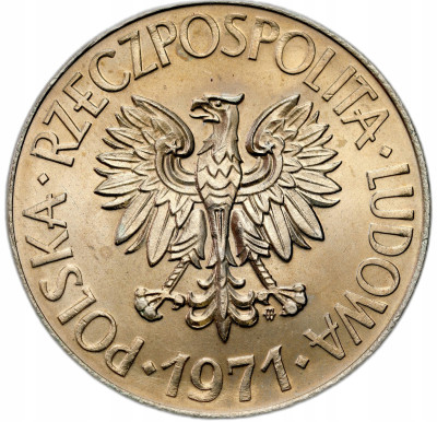 PRL. 10 złotych 1971 Kościuszko – PIĘKNE i RZADKIE