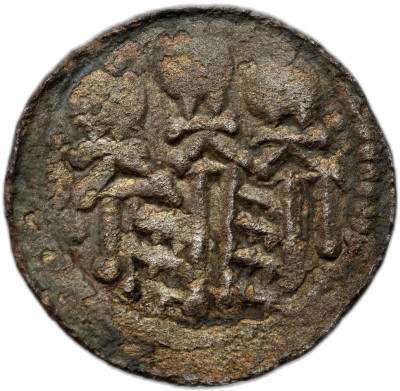 Bolesław II Śmiały. Denar królewski (1076-1079), Kraków – ŁADNY i RZADKI