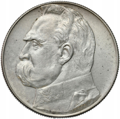 II RP. 10 złotych 1939 Piłsudski – SREBRO
