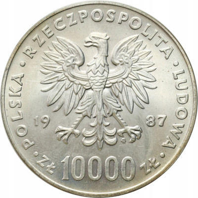 PRL. 10.000 złotych 1987 Jan Paweł II – SREBRO
