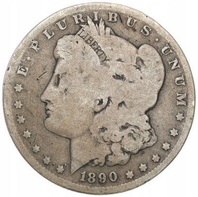 USA. Dolar 1890 O, Nowy Orlean – SREBRO