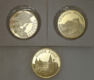 Polska - medale - zestaw 3 sztuk