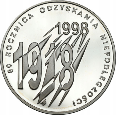 10 złotych 1998 Niepodległość – SREBRO