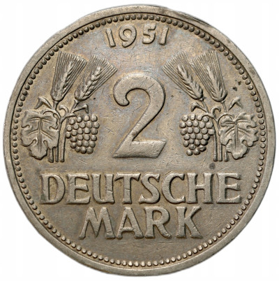 Niemcy BRD 2 Marki 1951 G