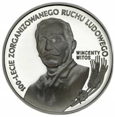 10 złotych 1995 Wincenty Witos – SREBRO