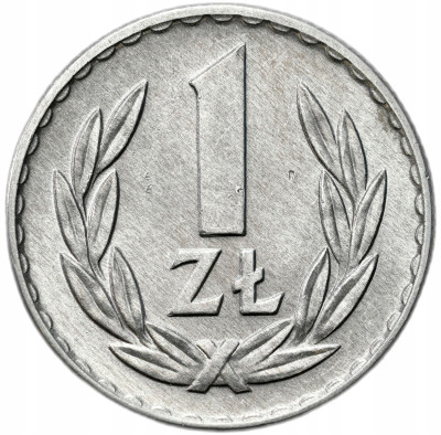 PRL. 1 złoty 1968 Aluminium - PIĘKNE i RZADKIE