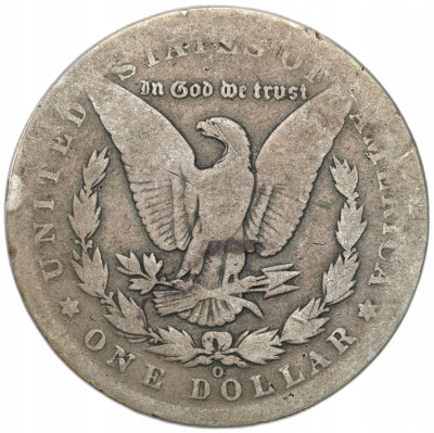 USA. Dolar 1890 O, Nowy Orlean – SREBRO