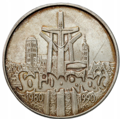 100.000 złotych 1990, Solidarność typ C – NAJRZADSZA
