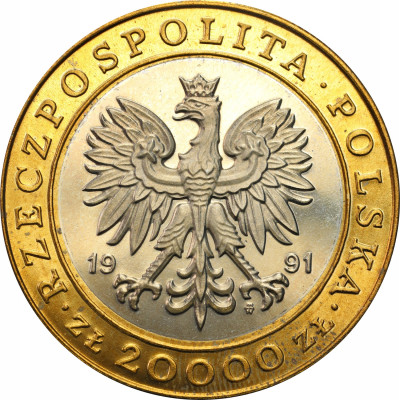 20.000 złotych 1991, 225 lat Mennicy