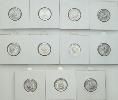 PRL. 20 groszy 1970-1985 – 11 szt