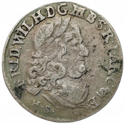 Niemcy, Prusy. Fryderyk Wilhelm. Szóstak (6 groszy) 1684, Królewiec