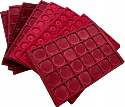 Paleta na monety i klipy - różne rozmiary i typy - 8 sztuk
