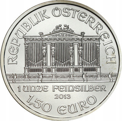 Austria. 1,50 Euro 2013, Filharmonia Wiedeńska - UNCJA SREBRA