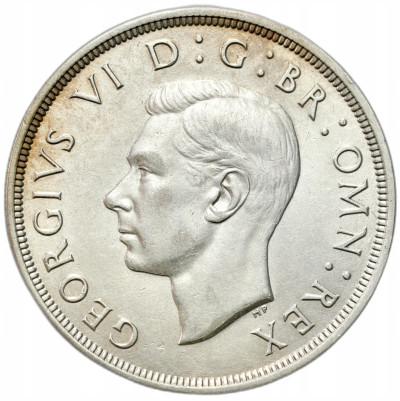 Wielka Brytania. 1 korona 1937, Koronacja Jerzego VI – SREBRO