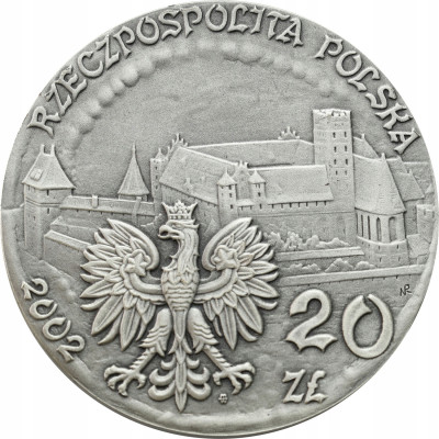 20 złotych 2002 Zamek w Malborku – SREBRO