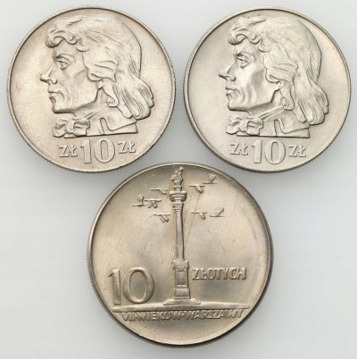 PRL. 10 złotych 1969 Kościuszko x 2 + Kolumna – PIĘKNE