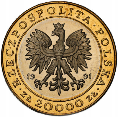 20.000 złotych 1991, 225 lat Mennicy