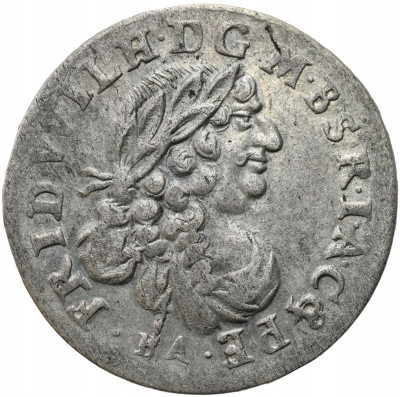 Prusy, Fryderyk Wilhelm (1640-1688). Szóstak (6 groszy) 1686 BA, Królewiec