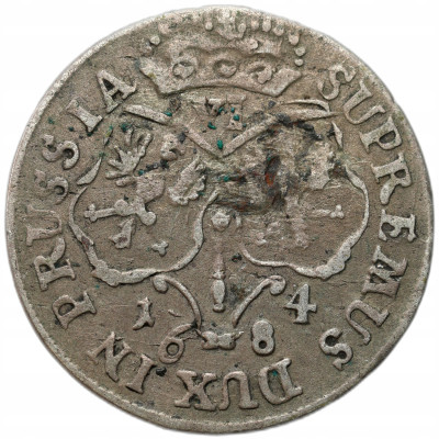 Niemcy, Prusy. Fryderyk Wilhelm. Szóstak (6 groszy) 1684, Królewiec