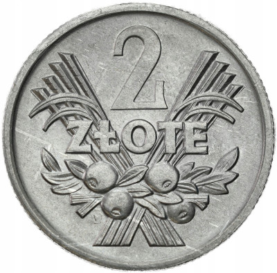 PRL. 2 złote 1972 Jagody – PIĘKNE