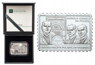 20 złotych 2021 - Obrona Poczty Gdańskiej