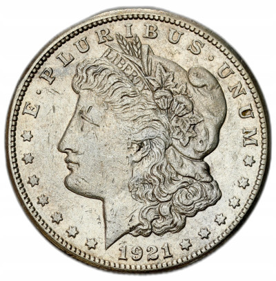 USA. 1 dolar 1921 S, San Francisco – SREBRO