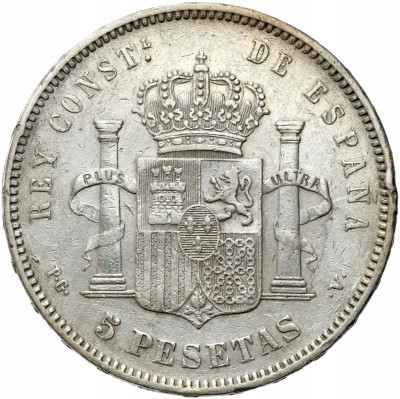 Hiszpania. 5 peset 1894 – SREBRO