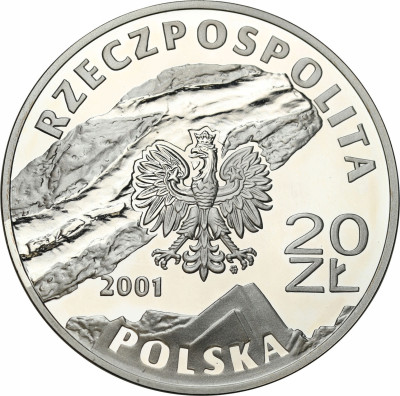 20 złotych 2001 Wieliczka kopalnia soli – SREBRO