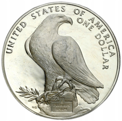 USA. 1 dolar 1984, Los Angeles Olimpiada – SREBRO