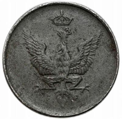 Królestwo Polskie. 1 fenig 1918 F - ŁADNY