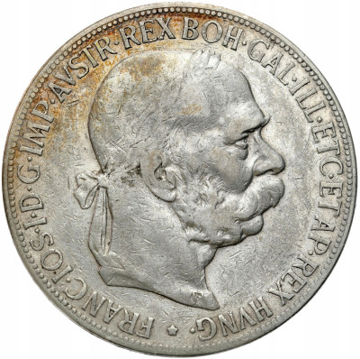 Austria, Franciszek Józef(1848–1916). 5 koron 1900, Wiedeń – SREBRO