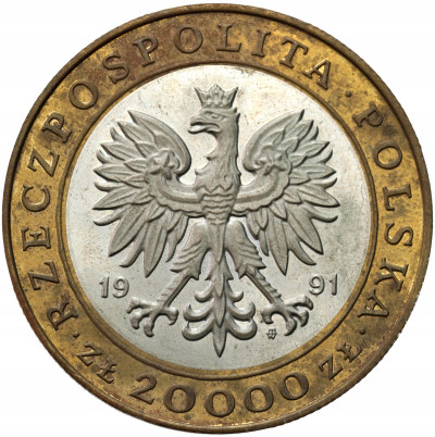 20.000 złotych 1991, 225 lat Mennicy