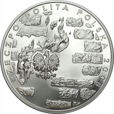 20 złotych 2008 Powstanie w Getcie Warszawskim – SREBRO