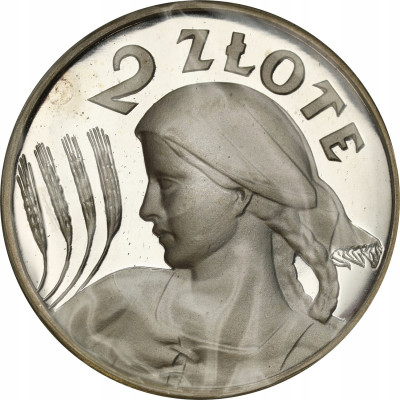 Kopia monety próbnej nr P134 - SREBRO