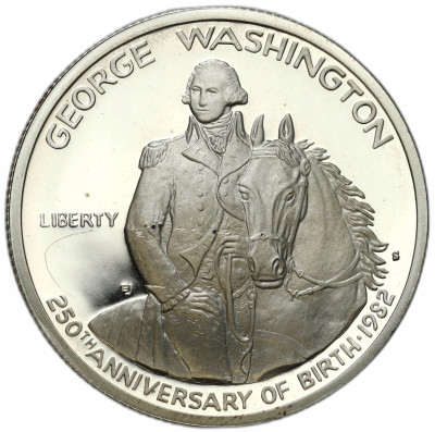 USA. 1/2 dolara 1982 George Washington – SREBRO