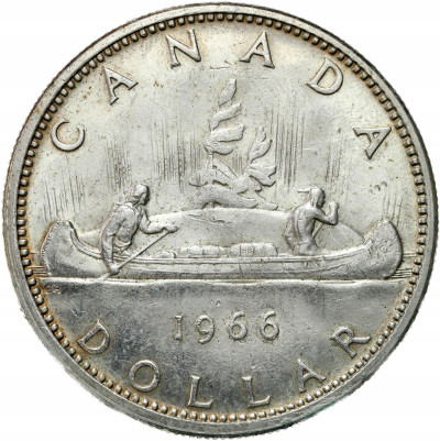 Kanada. 1 dolar 1966 – SREBRO