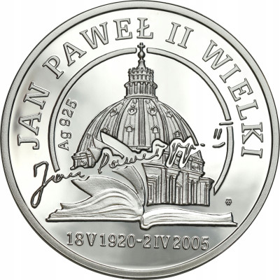 Medal. Jan Paweł II – SREBRO