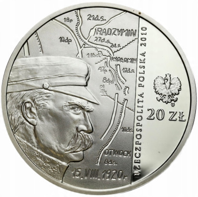 20 złotych 2010 Bitwa Warszawska – SREBRO