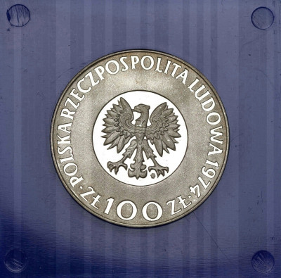 100 złotych 1974 Mikołaj Kopernik – SREBRO