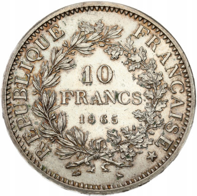 Francja. 10 franków 1965 - PIĘKNE