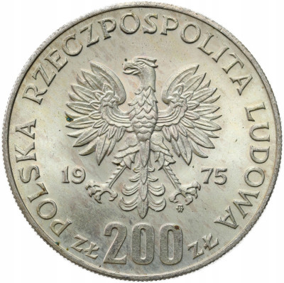 PRL. 200 złotych 1975, XXX Rocznica zwycięstwa nad faszyzmem – SREBRO