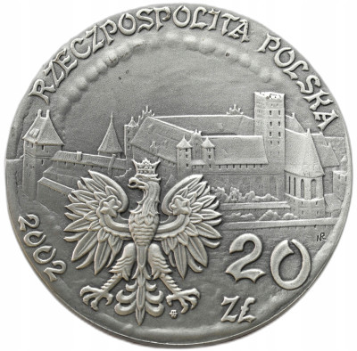 20 złotych 2002 Zamek w Malborku – SREBRO